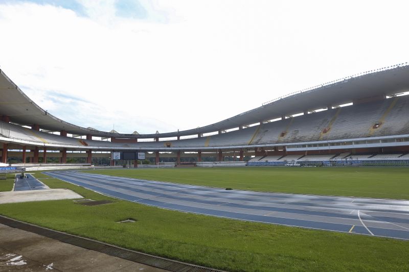 Estádio Olímpico do Pará - Mangueirão 25/02/2021 <div class='credito_fotos'>Foto: Pedro Guerreiro / Ag. Pará   |   <a href='/midias/2021/originais/7356_f4c79a09-e0f1-a369-bb72-102247071b0f.jpg' download><i class='fa-solid fa-download'></i> Download</a></div>