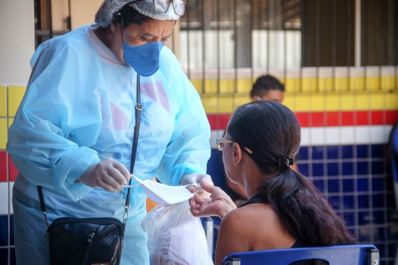 Polos do TerPaz passam a atender casos leves e moderados de Covid-19 <div class='credito_fotos'>Foto: Pedro Guerreiro / Ag. Pará   |   <a href='/midias/2021/originais/7397_582de784-f49f-ccd9-628d-40de34a851d6.jpg' download><i class='fa-solid fa-download'></i> Download</a></div>