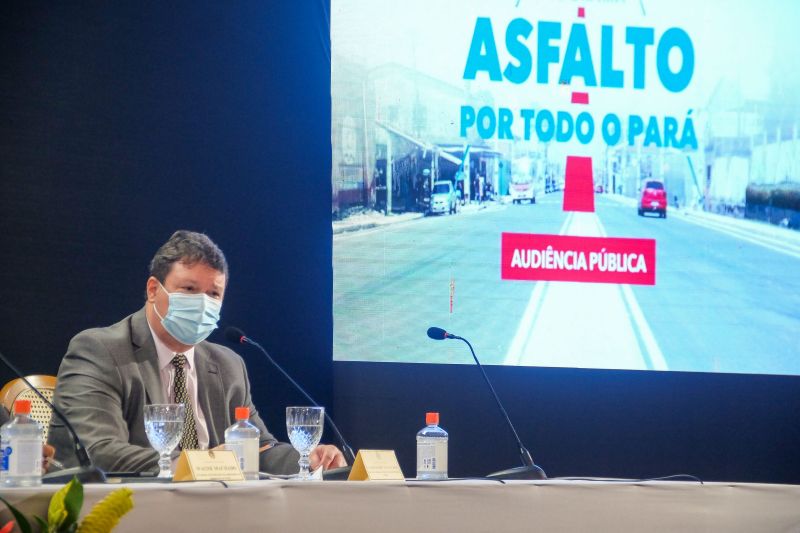 Audiencia publica que alinhou junto com internautas objetivos e metas do programa "Asfalto por todo o Para" <div class='credito_fotos'>Foto: Pedro Guerreiro / Ag. Pará   |   <a href='/midias/2021/originais/8567_dce1b5e5-0037-d973-87c9-2f135bc15f8f.jpg' download><i class='fa-solid fa-download'></i> Download</a></div>