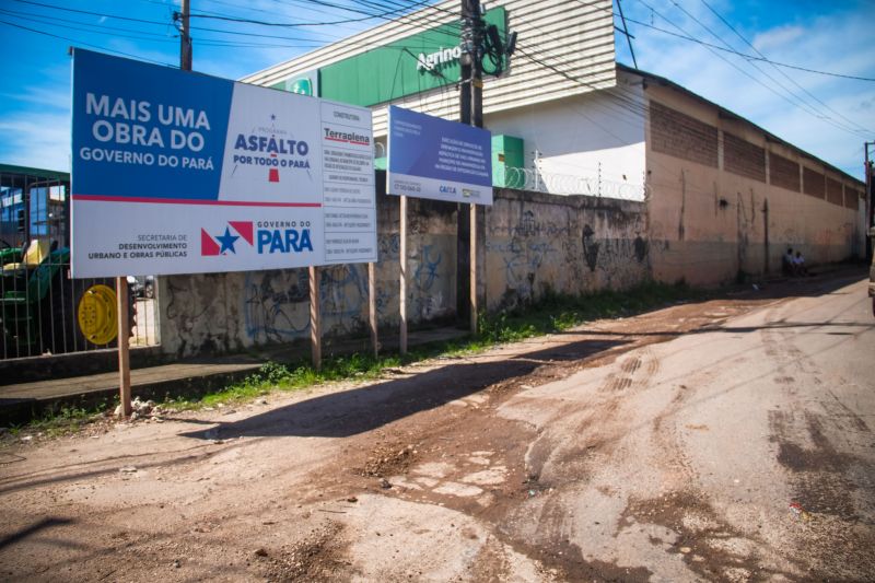 Rua Jardim ProvidÃªncia, no bairro de Ãguas Lindas, passa por obras de criaÃ§Ã£o de galeria de saneamento bÃ¡sico, macrodrenagem e asfaltamento <div class='credito_fotos'>Foto: Pedro Guerreiro / Ag. Pará   |   <a href='/midias/2021/originais/8654_32398484-2f4f-1269-566d-7efc81aba281.jpg' download><i class='fa-solid fa-download'></i> Download</a></div>