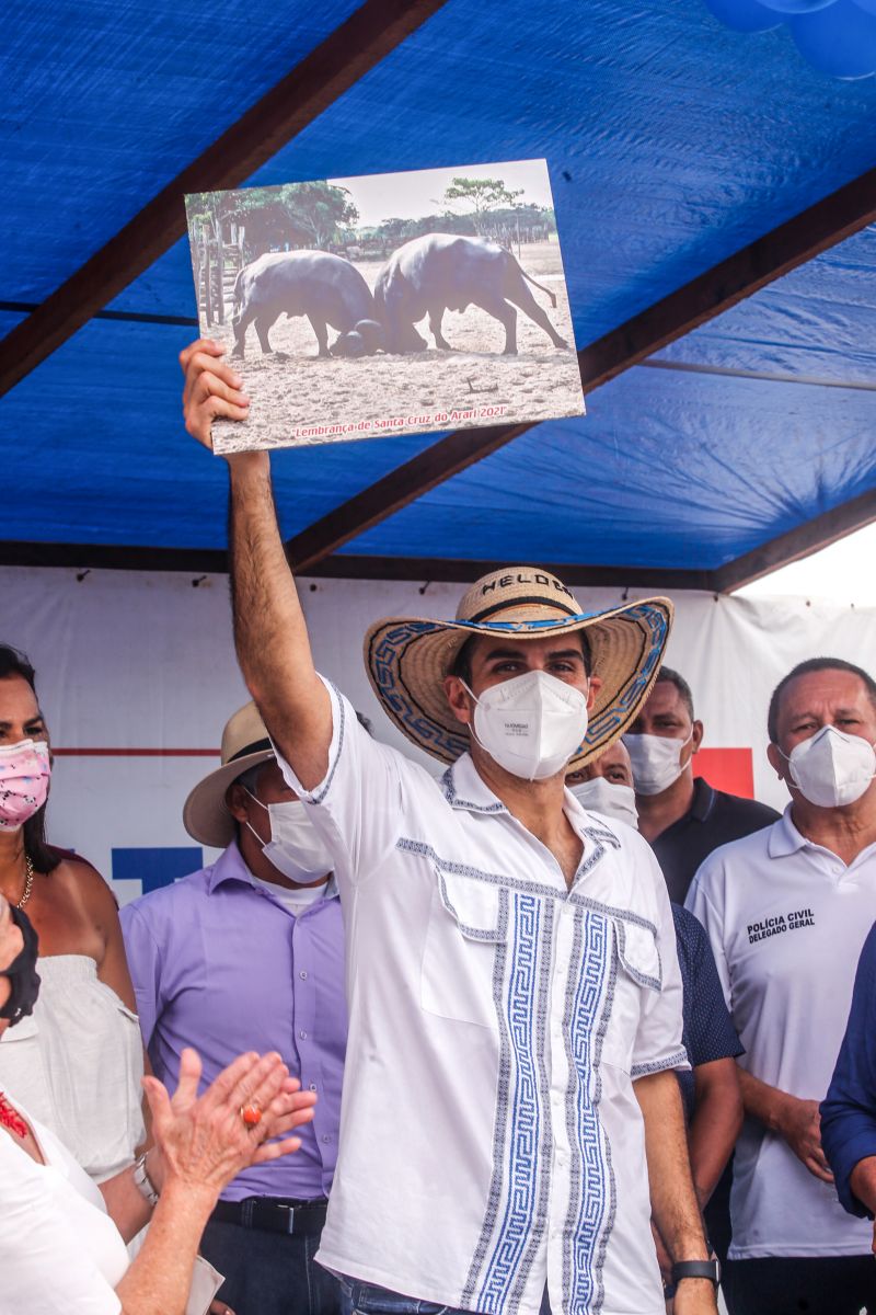 Ato de Assinatura de Convênio para Pavimentação de 7 km de Asfalto em Santa Cruz do Arari Fotos Marco Santos/AGPARÁ <div class='credito_fotos'>Foto: Marco Santos / Ag. Pará   |   <a href='/midias/2021/originais/8667_0dd081fe-f35c-00a8-9e86-eca4e157a8fe.jpg' download><i class='fa-solid fa-download'></i> Download</a></div>