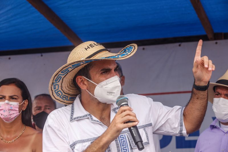 Ato de Assinatura de Convênio para Pavimentação de 7 km de Asfalto em Santa Cruz do Arari Fotos Marco Santos/AGPARÁ <div class='credito_fotos'>Foto: Marco Santos / Ag. Pará   |   <a href='/midias/2021/originais/8667_ac9e5890-0297-2780-8b39-6dc5bb95e838.jpg' download><i class='fa-solid fa-download'></i> Download</a></div>