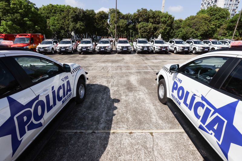 ÓRGÃOS DE SEGURANÇA PÚBLICA - Novas viaturas - Fotos Pedro Guerreiro AgPará <div class='credito_fotos'>Foto: Pedro Guerreiro / Ag. Pará   |   <a href='/midias/2021/originais/8966_a00839c5-1b01-2519-c583-1ed71e80d61d.jpg' download><i class='fa-solid fa-download'></i> Download</a></div>