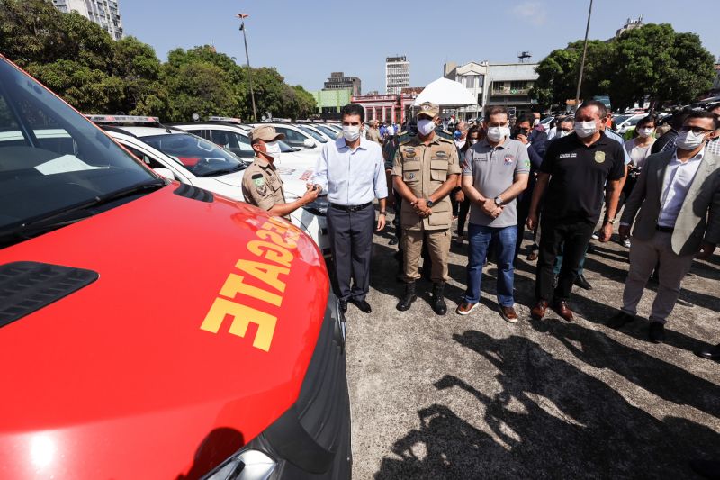 ÓRGÃOS DE SEGURANÇA PÚBLICA - Novas viaturas - Fotos Pedro Guerreiro AgPará <div class='credito_fotos'>Foto: Pedro Guerreiro / Ag. Pará   |   <a href='/midias/2021/originais/8966_c3cc21ce-f651-6628-4243-a133325ede74.jpg' download><i class='fa-solid fa-download'></i> Download</a></div>