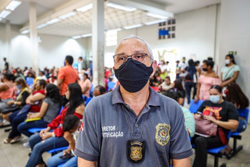 Jorge Almeida, diretor de identificação da Polícia Civil do Pará <div class='credito_fotos'>Foto: Marco Santos / Ag. Pará   |   <a href='/midias/2021/originais/9983_02ad885f-87f0-0d4b-2fec-632935892693.jpg' download><i class='fa-solid fa-download'></i> Download</a></div>