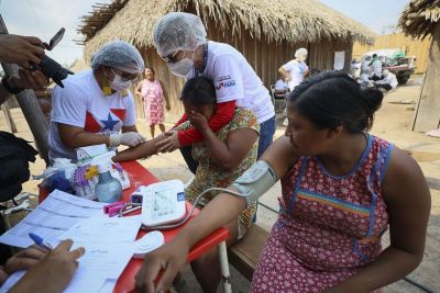 galeria: EXPEDIÇÃO SAÚDE POR TODO O PARÁ- TERRITÓRIOS INDÍGENAS- ALDEIA KRIMEI ETINIA XIKRIM