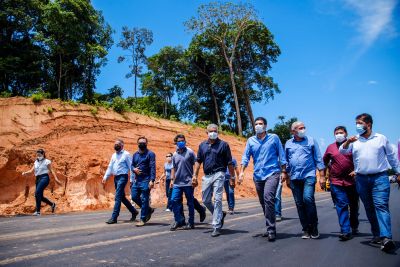 galeria: Governo do Estado e Prefeitura de Santarém avançam com obras de prolongamento da Avenida Moaçara, em Santarém