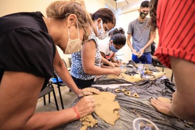 notícia: Fundação Cultural do Pará promove atividades de artes na Usina da Paz Icuí-Guajará