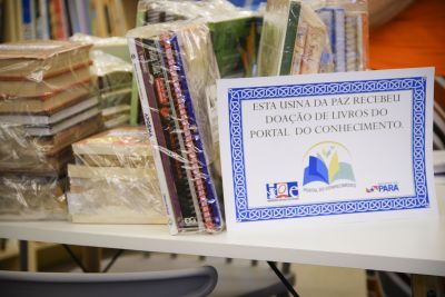 galeria: Doação de livros pela Imprensa Oficial do Estado para USINA DA PAZ Icuí - Ananindeua