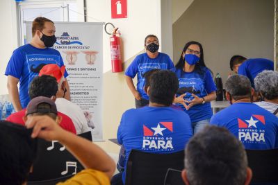 galeria: SESPA orienta pacientes em campanha alusiva ao Novembro Azul na USIPAZ Icuí - Ananindeua