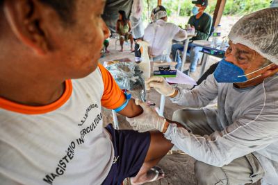 notícia: Governo leva serviços de saúde para mais de 6.800 indígenas em aldeias no estado
