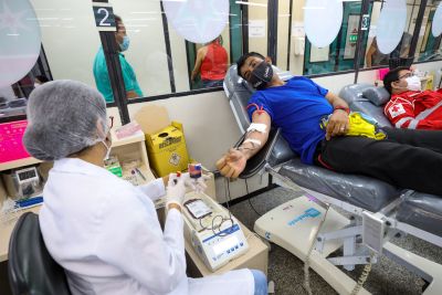 notícia: Hemopa registra aumento de 16% na coleta de bolsas de sangue em fevereiro 