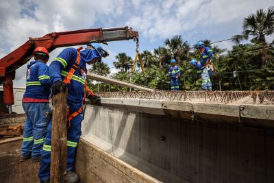 galeria: Obra da ponte sobre o rio Meruú, na região do Tocantins, atinge 80% de conclusão