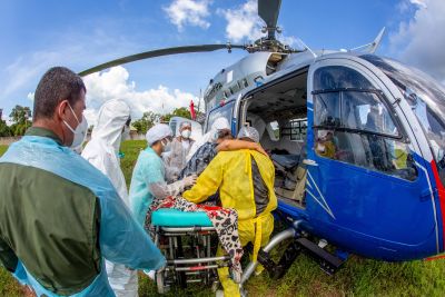 notícia: Governo garante transferência de 92 pacientes com Covid-19 na região Oeste