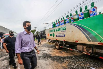 galeria: Entrega de 180 cilindros de oxigênio para os municípios do Baixo Amazonas