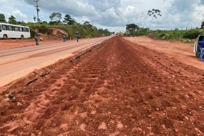 galeria: Setran segue com obras de construção e pavimentação da PA-159