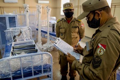 galeria: Vistoria - Vigilância sanitária e CBMPA - HOSPITAL DE CAMPANHA SANTARÉM