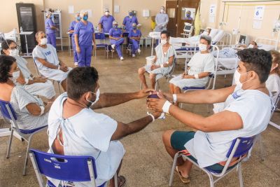 notícia: Hospital de Campanha de Santarém, no Oeste do Pará, já recuperou 169 pacientes