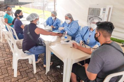 galeria: Policlínica Itinerante atendeu 369 pacientes com sintomas leves de covid-19 em Altamira