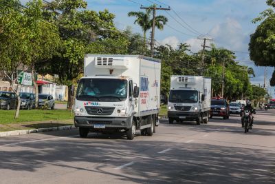 galeria: Pará recebe mais 286 mil de vacinas contra Covid-19