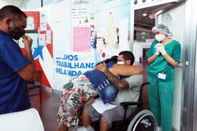 notícia: Hospital de Campanha do Hangar dá alta a 36 pacientes, maior número de recuperados no mesmo dia