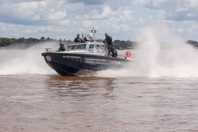 galeria: Segunda lancha blindada foi entregue para a segurança pública do Pará