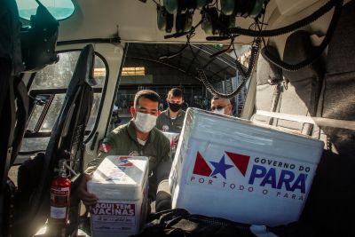 notícia: Grupamento Aéreo de Segurança finaliza décima distribuição de vacinas contra Covid-19