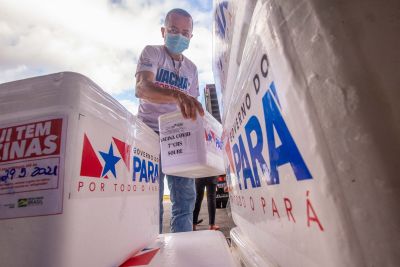 galeria: Grupamento Aéreo segue com segundo dia de distribuição de vacinas para três regiões do Pará