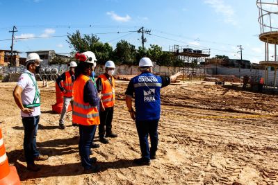 galeria: Seel realiza visita nas obras da UsiPaz da Cabanagem, e planeja as ações esportivas