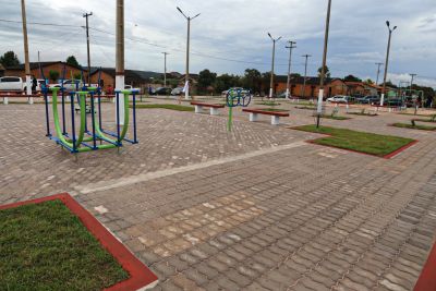 galeria: Inauguração da  praça  em Monte Alegre- Pa