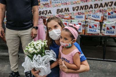 galeria: Entrega de cestas básicas nos bairros do Guamá, Marco e  ação no bairro do Jurunas.