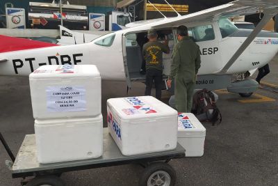 notícia: Grupamento Aéreo de Segurança opera nova logística para distribuição das doses de Sinovac