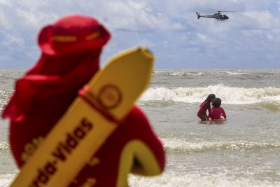 notícia: Salinópolis não registrou crianças perdidas na celebração da festa de Ano Novo nas praias