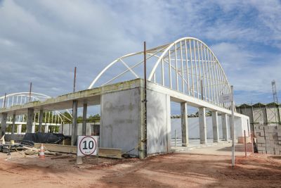 galeria: Moradores do bairro do Icuí-Guajará visitam obras da Usina da Paz, em Ananindeua