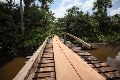 notícia: Setran construirá ponte na vila Porto Grande, no município de Cametá