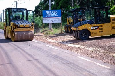 galeria: Em Igarapé-Açu, Governo do Pará garante asfalto na PA-424