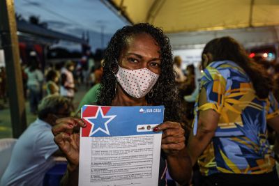 galeria: Governo entrega recursos do 'Sua Casa' para 151 famílias em Aurora do Pará