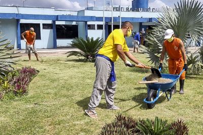 notícia: Seap realiza limpeza de vias públicas no município de Benevides