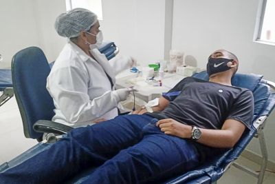notícia: Parceria da Fundação Hemopa e Hospital de Aeronáutica reforça estoque de sangue 