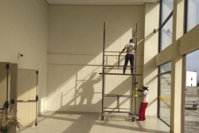 notícia: Carajás Centro de Convenções recebe sanitização e revitalização após encerramento do hospital de campanha