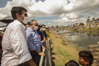 notícia: Governo do Estado entrega trechos do Projeto de Macrodrenagem do Canal do Tucunduba, em Belém 