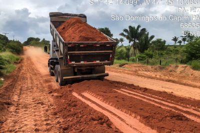 notícia: Setran executa obras e serviços em oito rodovias do nordeste do Pará