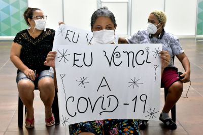 notícia: Dez pacientes do Amazonas já receberam alta do Hospital de Campanha, no Hangar