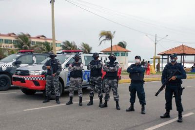 notícia: Praias e balneários de Salinópolis têm primeiro dia de fiscalização da Polícia Militar