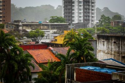 notícia: Boletim da Semas mostra fevereiro de tempo nublado e chuvas acima da média