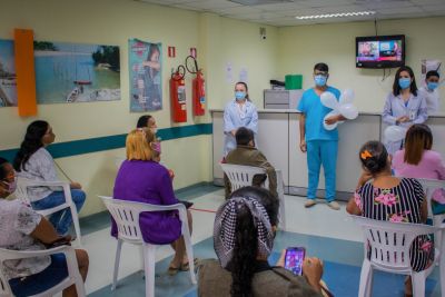 notícia: Hospital Regional do Marajó encerra Janeiro Branco sobre saúde mental 