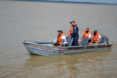 notícia: Profissionais de segurança são capacitados para pilotar embarcações e combater crimes em rios do Pará