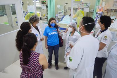notícia: Hospital Regional do Baixo Amazonas recebe visita da Organização Pan-Americana da Saúde