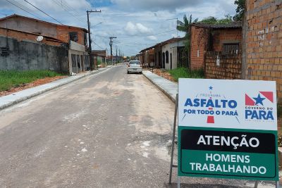 notícia: Sedop avança em obra do 'Asfalto Por Todo Pará' em Ananindeua