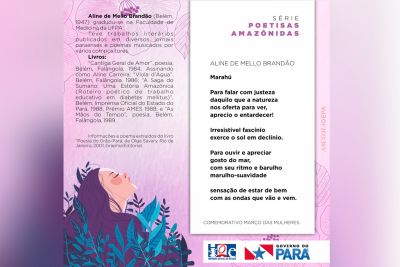 notícia: Ioepa lança série 'Poetisas Amazônidas' em alusão ao mês das mulheres